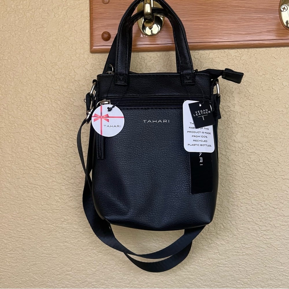 Tahari Black Crossbody Bag NWT